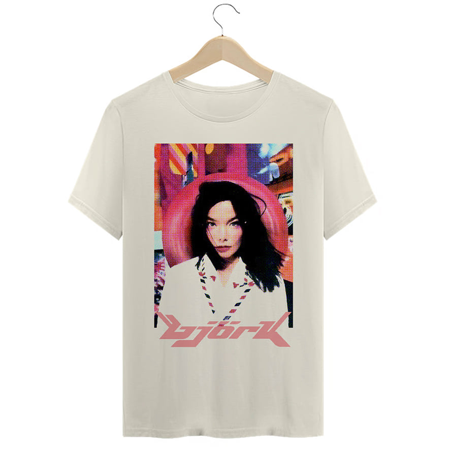Nome do produto: Camiseta Premium Björk - Coleção Rock