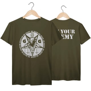 Nome do produto Camiseta Premium GG Allin - Coleção Punk/ Hardcore