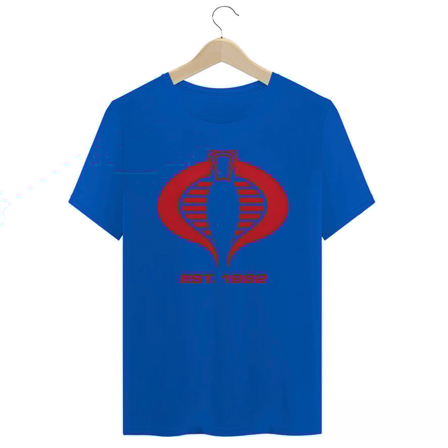Nome do produto: Camiseta Premium G.I. Joe Kobra - Coleção Cultura Pop/Filmes