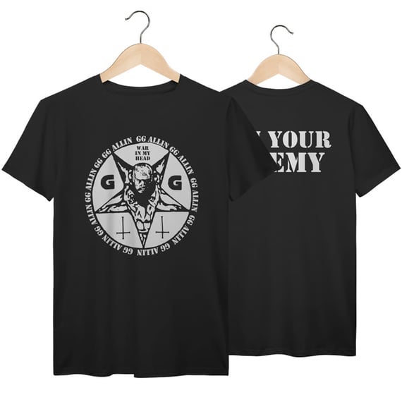 Camiseta Premium GG Allin - Coleção Punk/ Hardcore