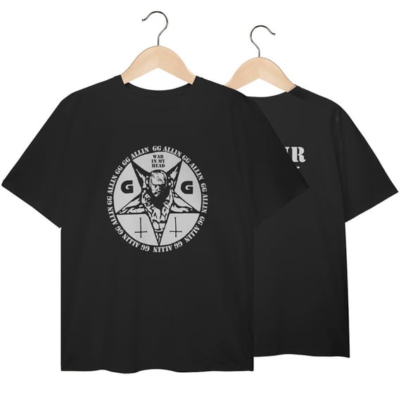 Camiseta Plus Size GG Allin - Coleção Punk/ Hardcore