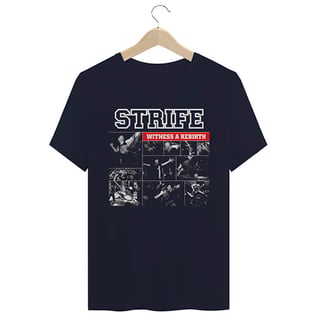 Nome do produto Camiseta Premium Strife - Witness a Rebirth - Coleção Punk/Hardcore