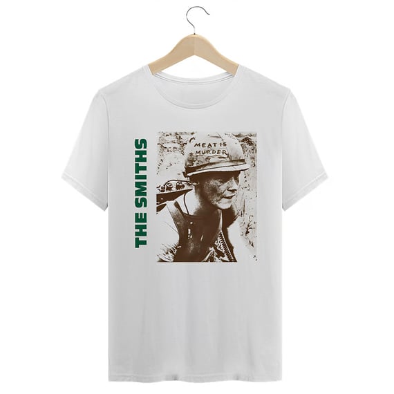 Camiseta Premium The Smiths - Meat Is Murder - Coleção Rock 