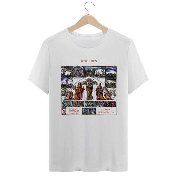 Camiseta Premium Jorge Ben – A Tábua de Esmeralda - Coleção MPB