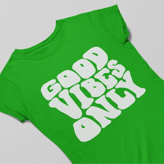 Nome do produtoBaby Look - Good vibes only