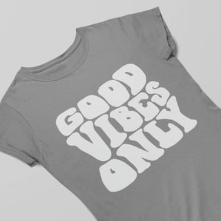 Nome do produtoBaby Look - Good vibes only