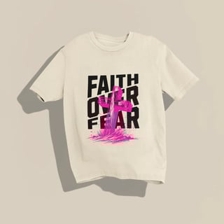 Nome do produtoOversized - Faith Over Fear