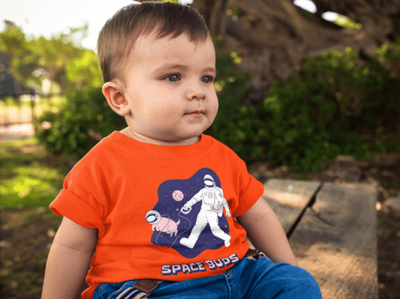 Camiseta Space Buds (2 a 14 anos)