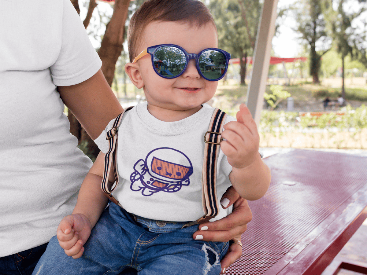 Nome do produto: Camiseta Astronauta Mirim (2 a 14 anos)