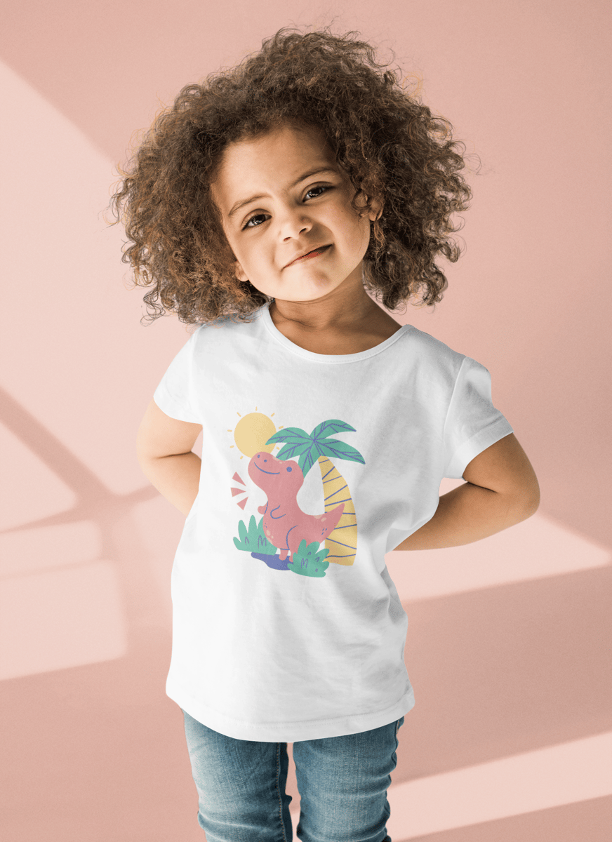 Nome do produto: Camiseta Babe Dino (2 a 14 anos)