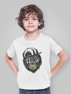 Camiseta Monkey Stile (2 a 14 anos)