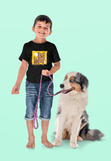 Nome do produto Camiseta Cachorro Minecraft (2 a 14 anos)