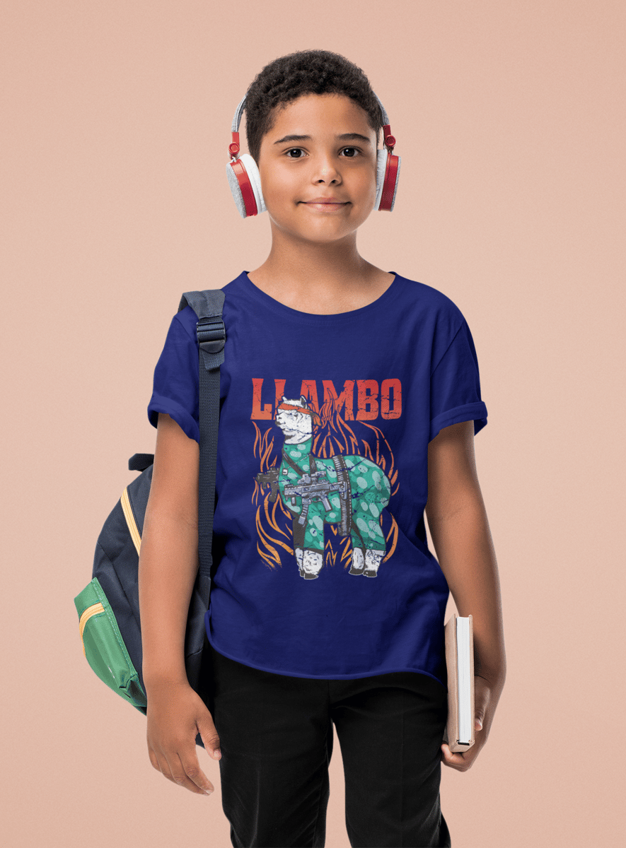 Nome do produto: Camiseta LLAMBO (2 a 14 anos)