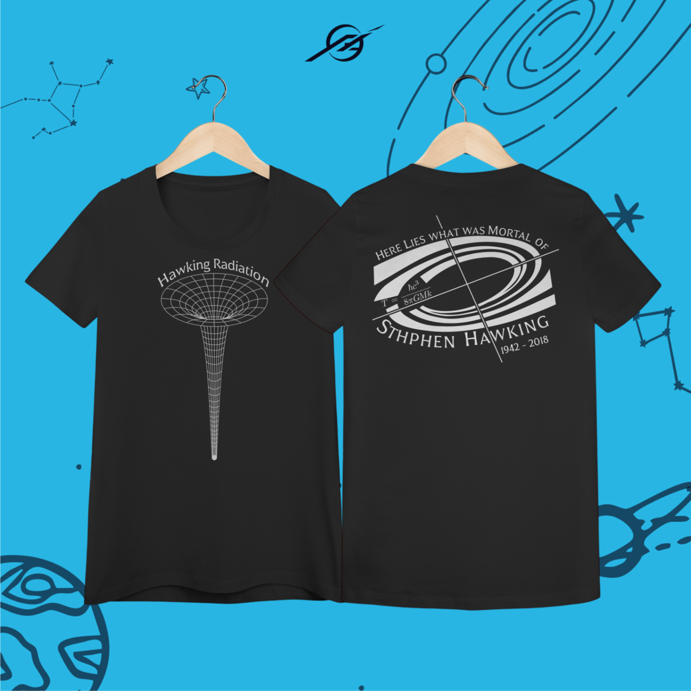 Nome do produto: Camisa Feminina Hawking Radiation