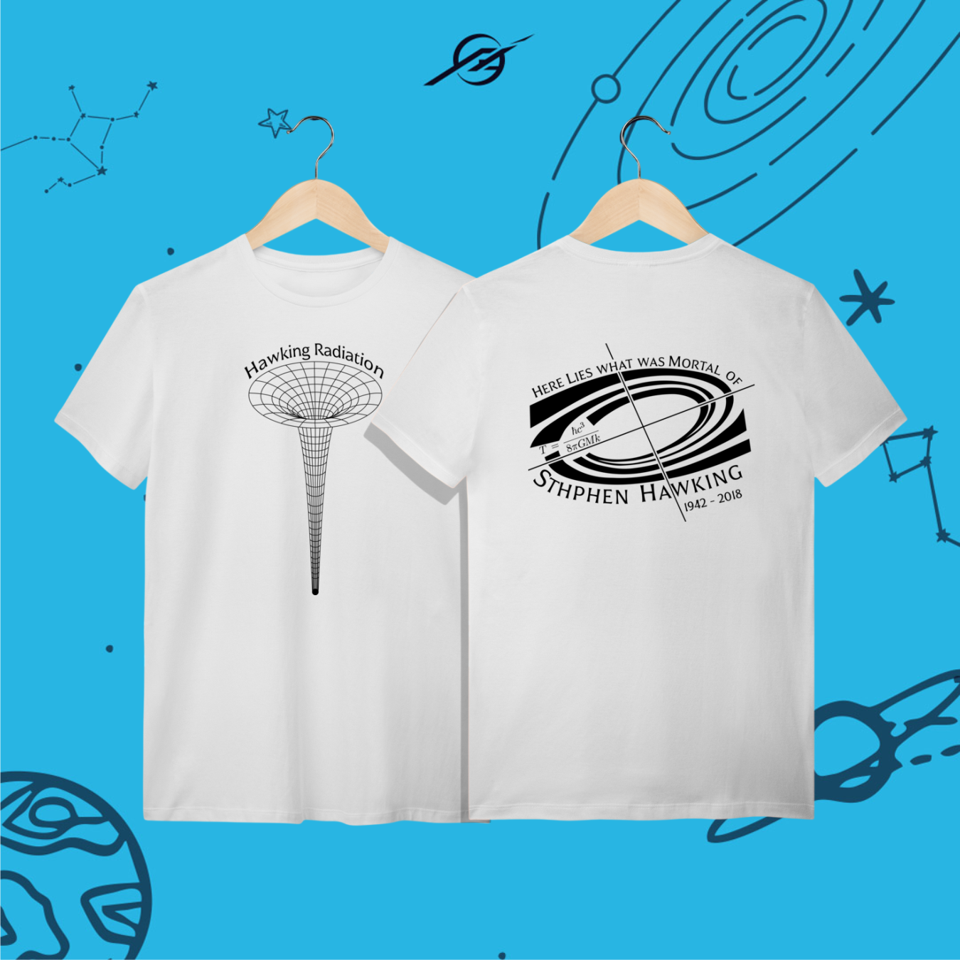 Nome do produto Camisa Masculina Hawking Radiation