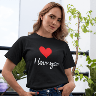 Nome do produto CAMISA QUALITY I LOVE YOU 02 ( varias cores )