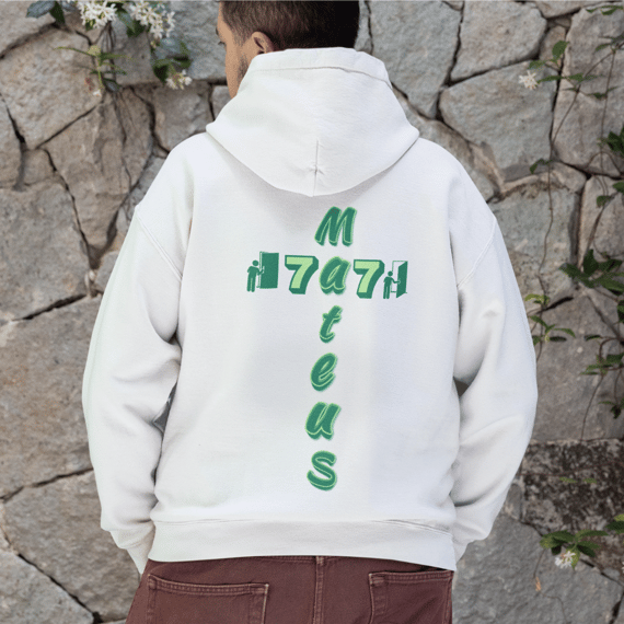 MOLETOM PRIME COM ZIPPER MATEUS 7.7 ESTAMPA VERDE ( varias cores )