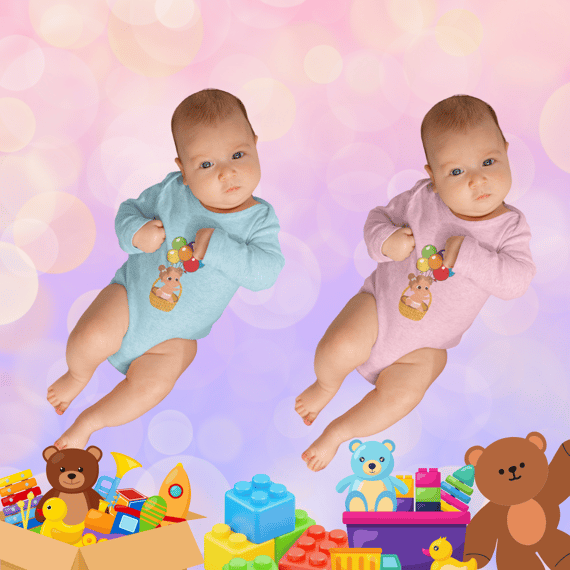BODY INFANTIL ( UNISEX -varias cores )