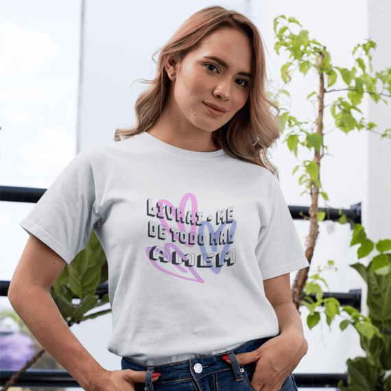 CAMISA QUALITY LIVRAI ME DE TODO MAL AMEM 05 ( varias cores )