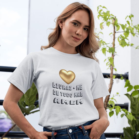CAMISA QUALITY LIVRAI ME DE TODO MAL AMEM 02 ( varias cores )