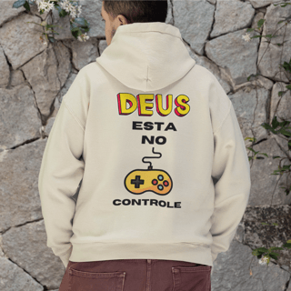 Nome do produto MOLETOM PRIME COM ZIPPER DEUS ESTA NO CONTROLE 02 ( varias cores )