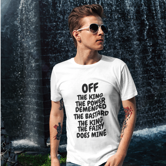 CAMISA QUALITY OFF THE KING THE POWER ( varias cores )