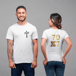 Nome do produto CAMISA QUALITY DOURADA 70X7 ( FRENTE e COSTAS - varias cores )
