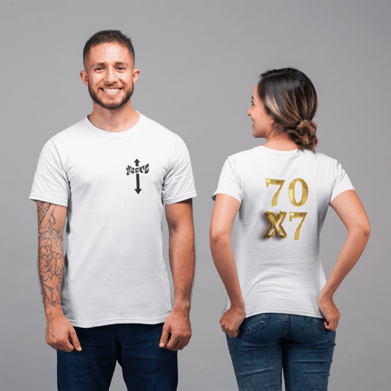 CAMISA QUALITY DOURADA 70X7 ( FRENTE e COSTAS - varias cores )