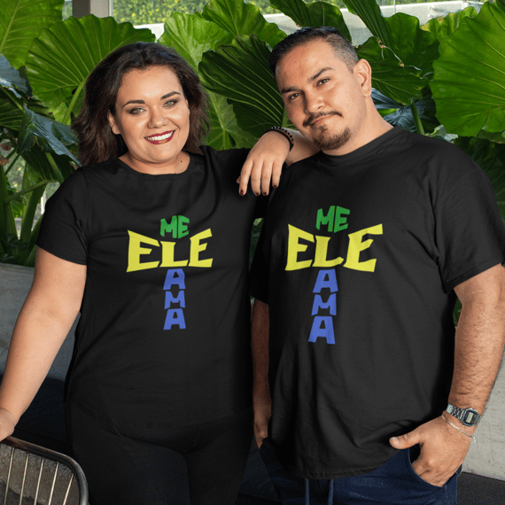 CAMISA PLUS SIZE ELE ME AMA BRASIL ( varias cores )