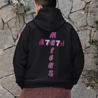 Nome do produto MOLETOM PRIME COM ZIPPER MATEUS 7.7 ESTAMPA ROXO ( varias cores )