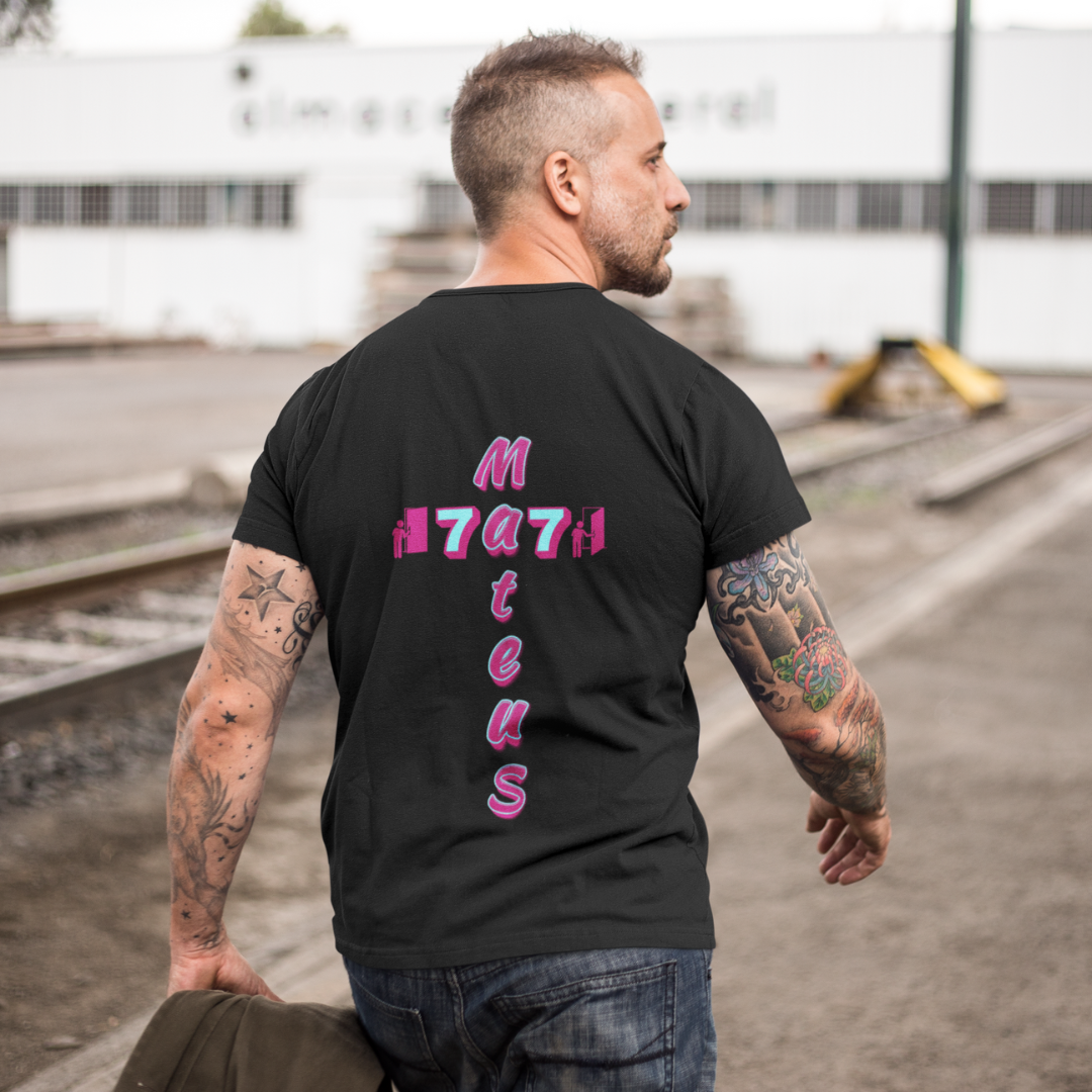 Nome do produto: CAMISA QUALITY MATEUS 7.7 CRUZ ROXA ( COSTAS - varias cores )