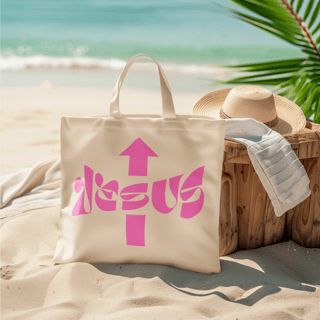ECO BAG MY GOSPEL STORE ESTAMPA ROSA