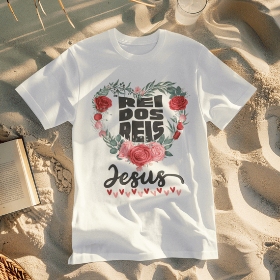 CAMISA QUALITY JESUS REI DOS REIS ( varias cores )