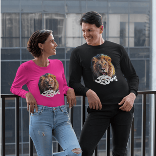 CAMISA MANGA LONGA SPORT DRY UV LEÃO JESUS ( varias cores )