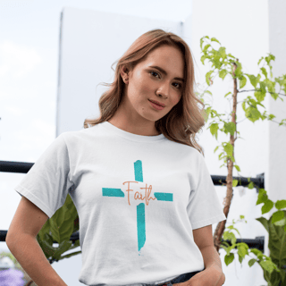 Camisa Quality Faith cruz verde ( varias cores )