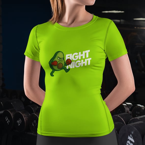 Camiseta Baby Long Dry UV - Feminina InVoccado Fight Night