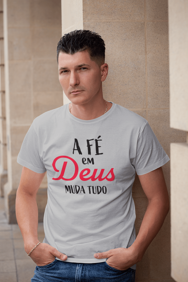 Nome do produto: Camiseta A Fé