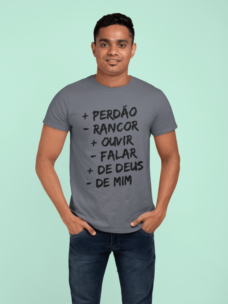 Nome do produto: Camiseta + Perdão