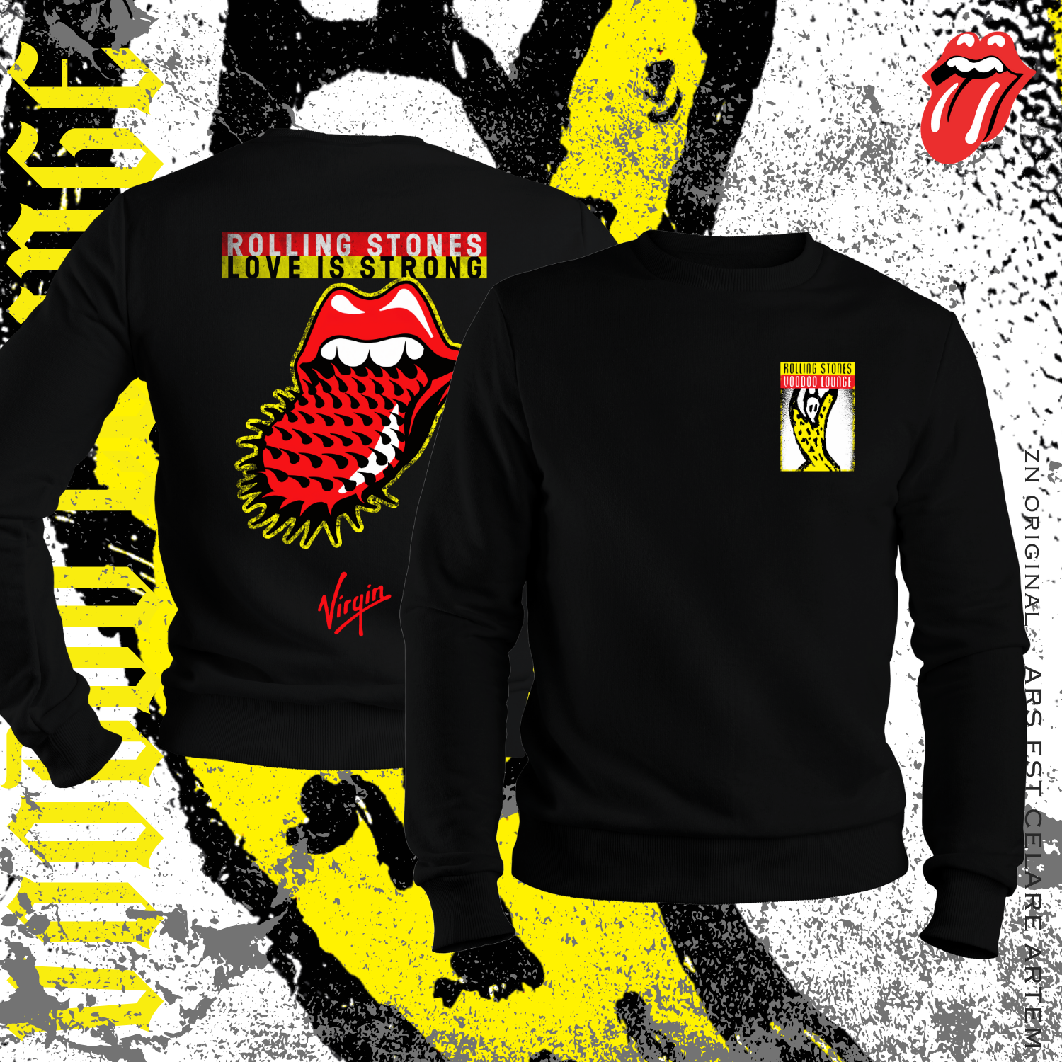 Moletom Rolling Stones - Voodoo Lounge