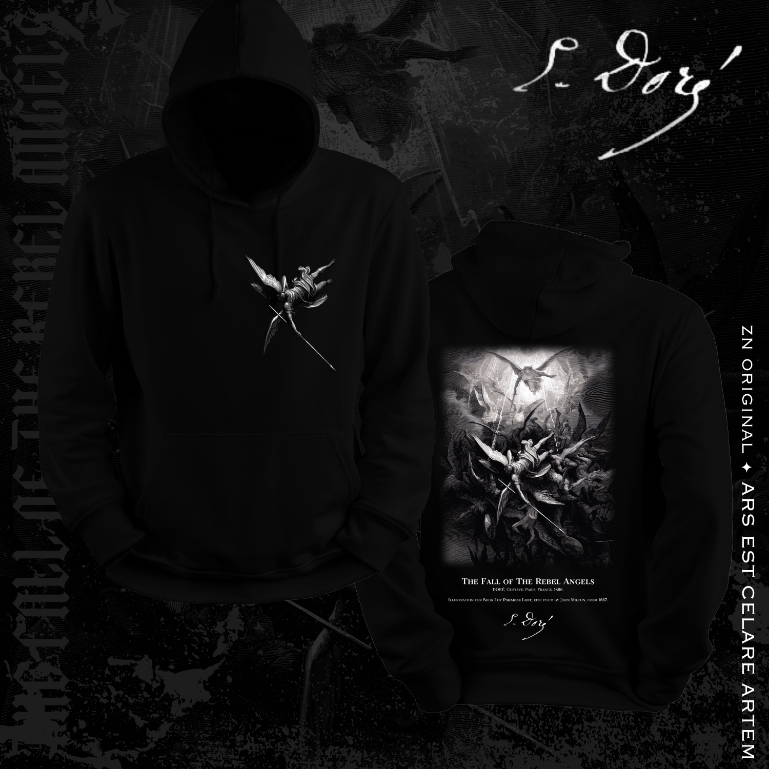 Moletom The Fall Of The Rebel Angels - Doré