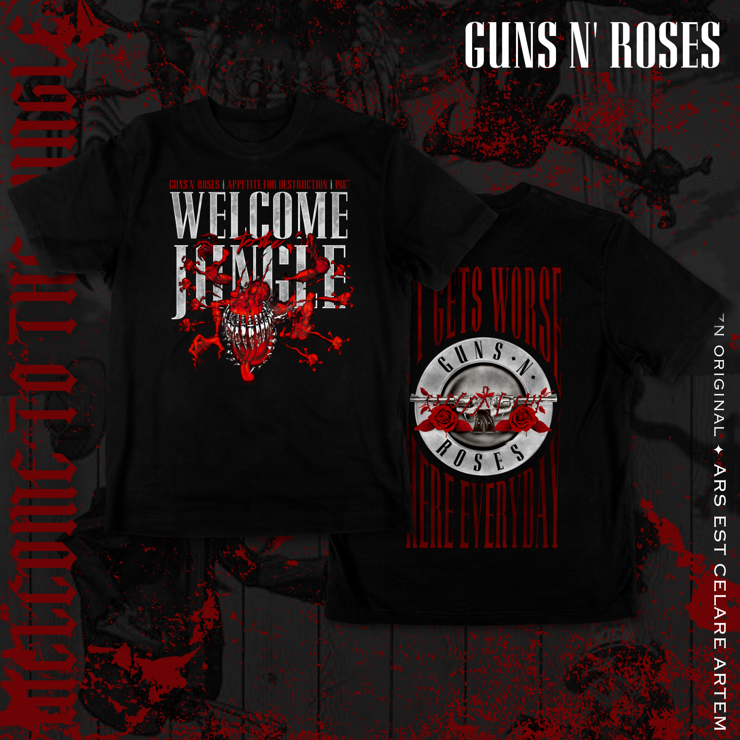 Guns N' Roses - Welcome to the Jungle [1] [BLACK]