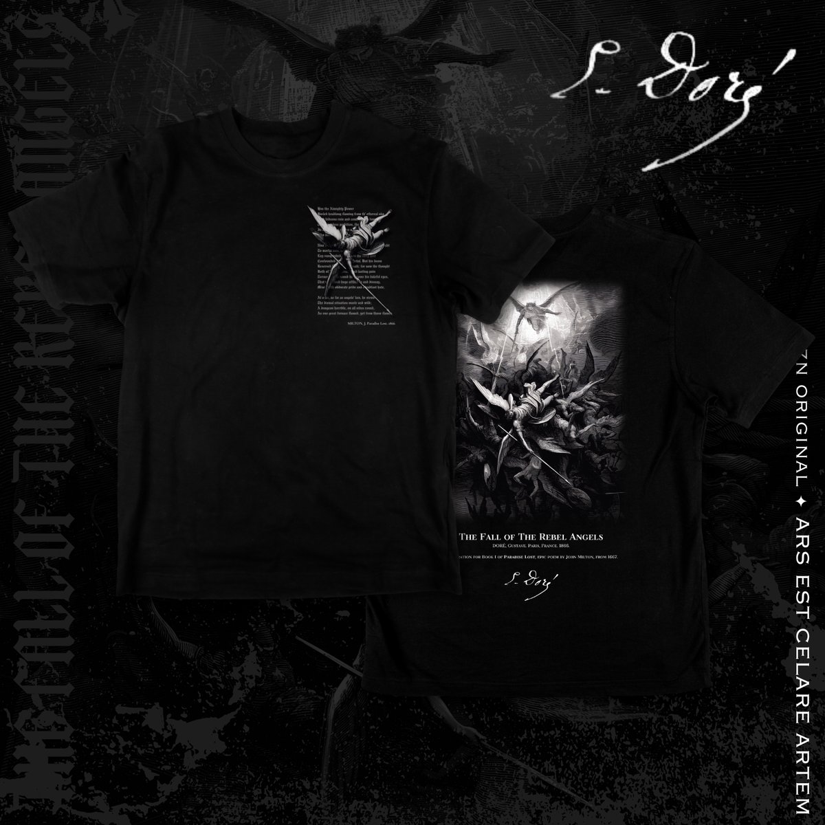 Nome do produto: The Fall Of The Rebel Angels - Doré + Poem