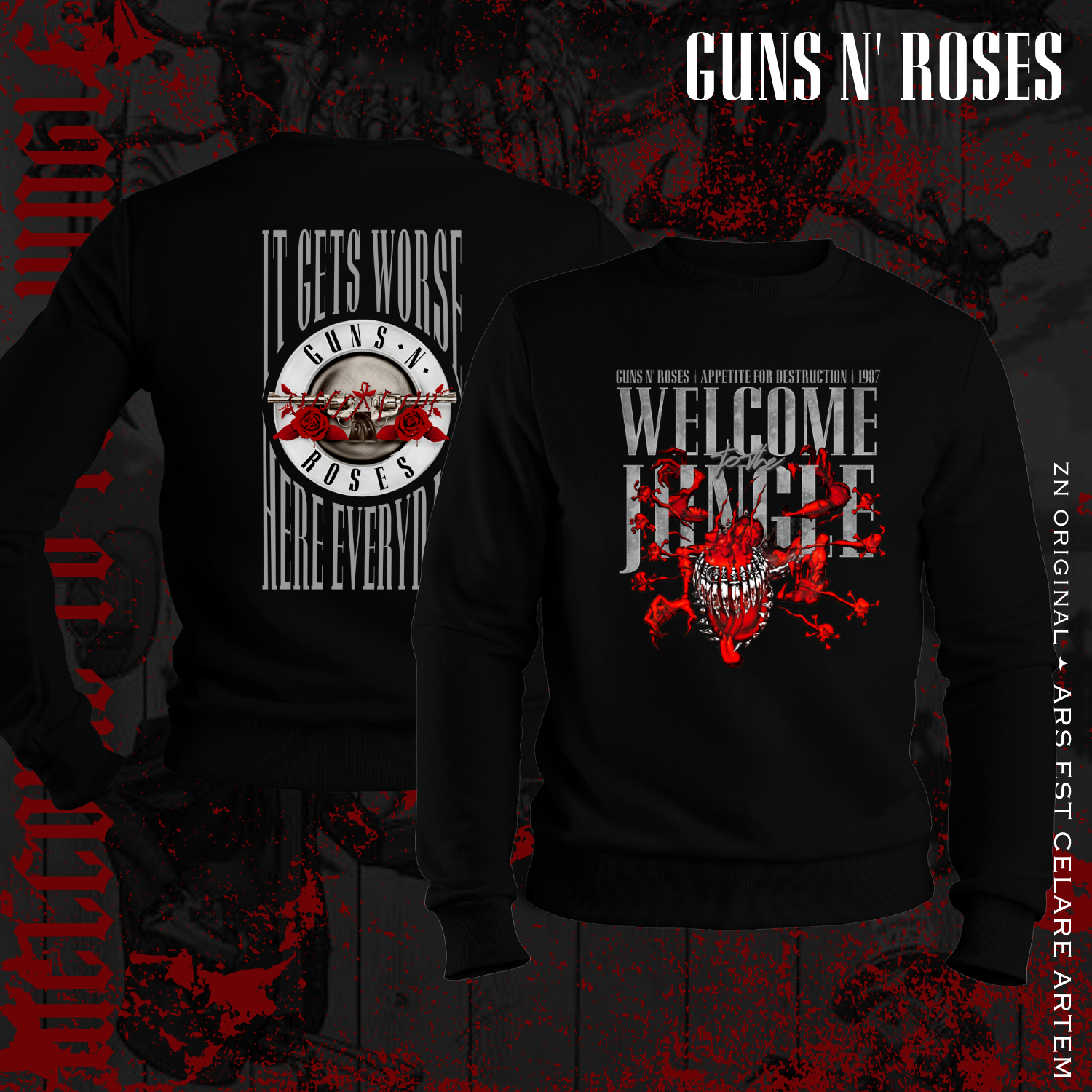 Moletom Guns N