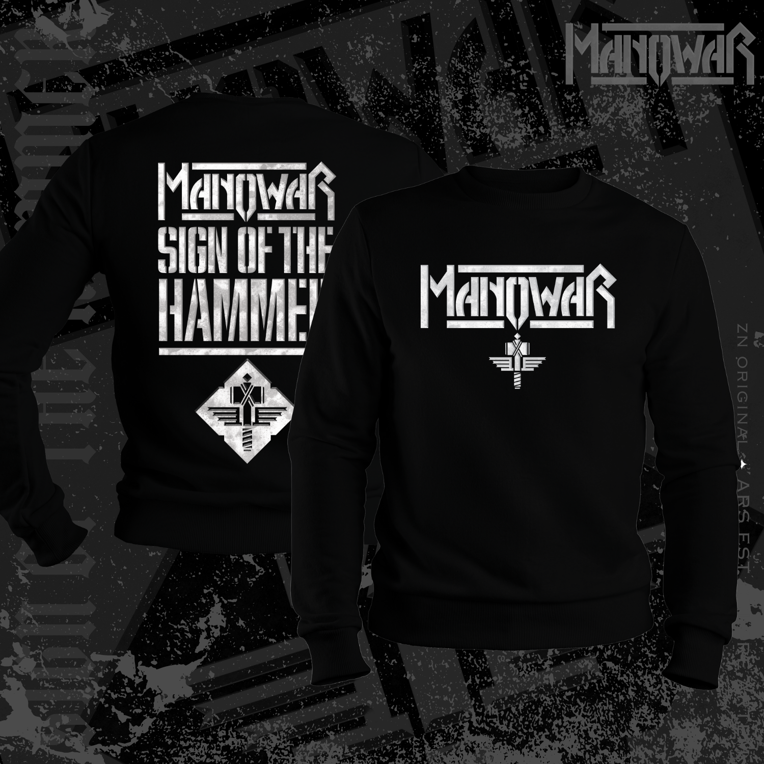 Moletom Manowar - The Sign of the Hammer