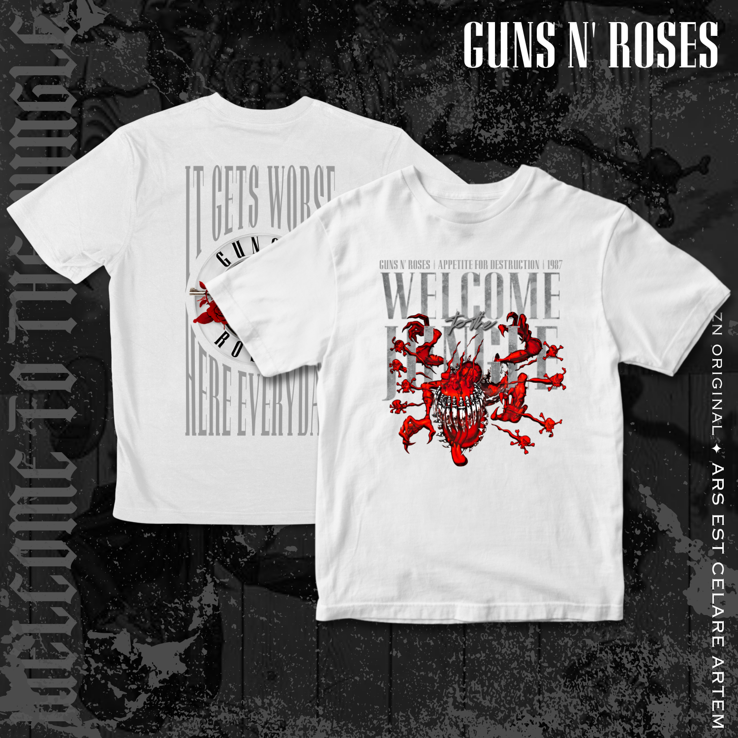 Guns N' Roses - Welcome to the Jungle [2] [WHITE]