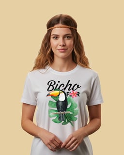 Nome do produto T-Shirt Unissex - Tucano Tropical