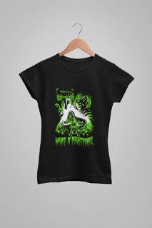 Camiseta feminina Baby Look What a Nightmare
