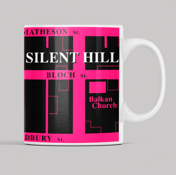 Caneca Mapa de Silent Hill