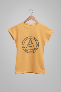 Nome do produto Camiseta feminina Baby Look Selo de Metatron