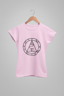 Nome do produto Camiseta feminina Baby Look Selo de Metatron